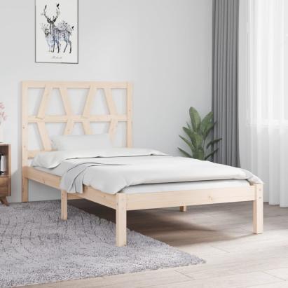 Cadru de pat single, 90x190 cm, lemn masiv de pin GartenMobel Dekor