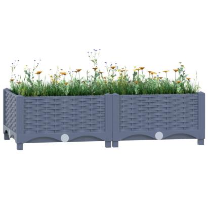 Strat înălțat, 80 x 40 x 23 cm, polipropilenă GartenMobel Dekor