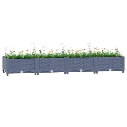 Strat înălțat, 160 x 40 x 23 cm, polipropilenă GartenMobel Dekor