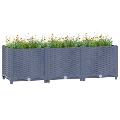 Strat înălțat, 120x40x38 cm, polipropilenă GartenMobel Dekor