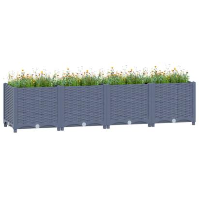 Strat înălțat, 160x40x38 cm, polipropilenă GartenMobel Dekor