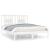 Cadru pat, alb, 140x200 cm, lemn masiv de pin GartenMobel Dekor