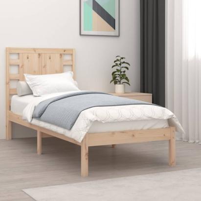 Cadru de pat single, 90x190 cm, lemn masiv GartenMobel Dekor