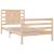 Cadru de pat single, 90x190 cm, lemn masiv de pin GartenMobel Dekor