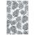 Covor de exterior, alb și negru, 190x290 cm, PP GartenMobel Dekor