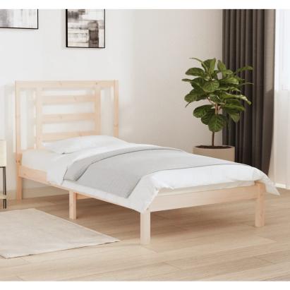 Cadru de pat single, 90x190 cm, lemn masiv de pin GartenMobel Dekor