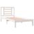 Cadru de pat single, alb, 90x190 cm, lemn masiv de pin GartenMobel Dekor