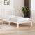 Cadru de pat single, alb, 90x190 cm, lemn masiv de pin GartenMobel Dekor