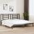 Cadru de pat, gri, 200x200 cm, lemn masiv de pin GartenMobel Dekor