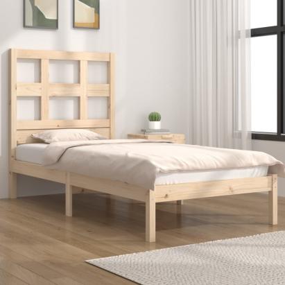 Cadru de pat single, 90x190 cm, lemn masiv de pin GartenMobel Dekor