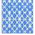 Covor de exterior, albastru/alb, 160x230 cm, PP GartenMobel Dekor