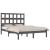 Cadru de pat, gri, 200x200 cm, lemn masiv de pin GartenMobel Dekor