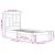 Cadru de pat single, 90x190 cm, lemn masiv de pin GartenMobel Dekor