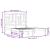 Cadru de pat mic dublu, alb, 120x190 cm, lemn masiv GartenMobel Dekor