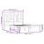 Cadru de pat, alb, 140x190 cm, lemn masiv de pin GartenMobel Dekor