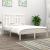 Cadru de pat, alb, 120x200 cm, lemn masiv de pin GartenMobel Dekor