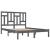 Cadru de pat, gri, 200x200 cm, lemn masiv de pin GartenMobel Dekor