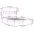 Cadru de pat Super King, 180x200 cm, lemn masiv GartenMobel Dekor
