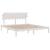 Cadru de pat Super King 6FT, alb, 180x200 cm, lemn masiv GartenMobel Dekor