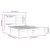 Cadru pat, alb, 140x190 cm, lemn masiv de pin GartenMobel Dekor