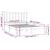 Cadru pat, alb, 140x190 cm, lemn masiv de pin GartenMobel Dekor