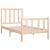 Cadru de pat single, 90x190 cm, lemn masiv GartenMobel Dekor