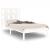 Cadru de pat, alb, 100x200 cm, lemn masiv de pin GartenMobel Dekor