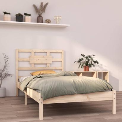 Cadru de pat single, 90x190 cm, lemn masiv GartenMobel Dekor