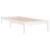 Cadru de pat single, alb, 90x190 cm, lemn masiv GartenMobel Dekor