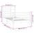 Cadru de pat mic single, 75x190 cm, lemn masiv GartenMobel Dekor