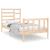 Cadru de pat mic single, 75x190 cm, lemn masiv GartenMobel Dekor