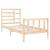 Cadru de pat single, 90x190 cm, lemn masiv GartenMobel Dekor