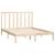 Cadru de pat dublu, 135x190 cm, lemn masiv de pin GartenMobel Dekor