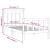 Cadru de pat, alb, 100x200 cm, lemn masiv de pin GartenMobel Dekor