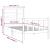 Cadru de pat, alb, 100x200 cm, lemn masiv de pin GartenMobel Dekor