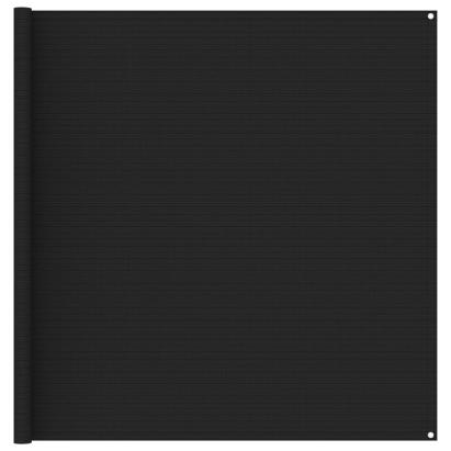 Covor pentru cort, negru, 200x400 cm GartenMobel Dekor
