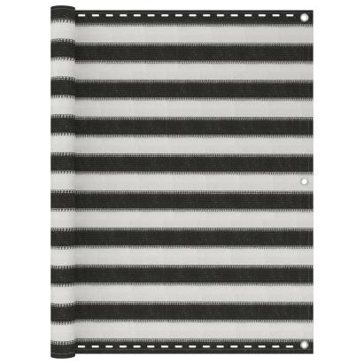 Paravan pentru balcon, antracit și alb, 120 x 300 cm, HDPE GartenMobel Dekor