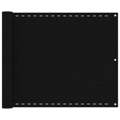 Paravan pentru balcon, portocaliu, 75x400 cm, HDPE GartenMobel Dekor