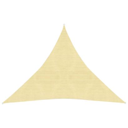 Pânză parasolar, bej, 3 x 3 x 3 m, HDPE, 160 g/m² GartenMobel Dekor