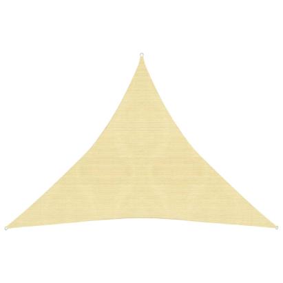 Pânză parasolar, bej, 4,5x4,5x4,5 m, HDPE, 160 g/m²  GartenMobel Dekor
