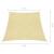 Pânză parasolar, bej, 3/4x2 m, HDPE, 160 g/m² GartenMobel Dekor