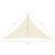 Pânză parasolar, crem, 3x3x4,2 m, HDPE, 160 g/m² GartenMobel Dekor