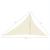 Pânză parasolar, crem, 3 x 4 x 5 m, HDPE, 160 g/m² GartenMobel Dekor