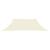 Pânză parasolar, crem, 3/4x3 m, HDPE, 160 g/m² GartenMobel Dekor