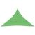 Pânză parasolar, verde deschis, 3,5x3,5x4,9 m, HDPE, 160 g/m² GartenMobel Dekor