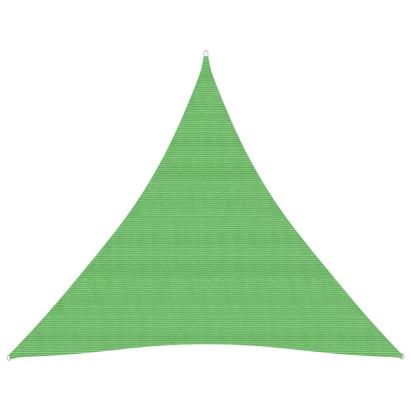 Pânză parasolar, verde deschis, 4,5x4,5x4,5 m, HDPE, 160 g/m² GartenMobel Dekor