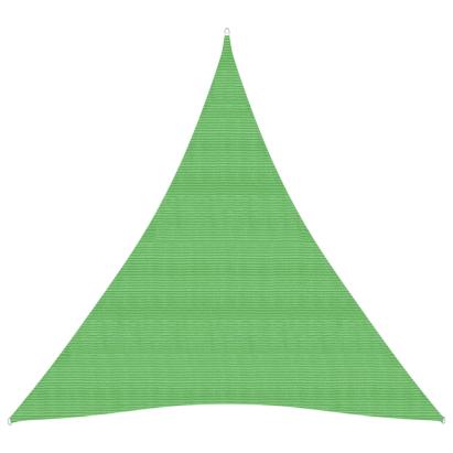 Pânză parasolar, verde deschis, 5x6x6 m, 160 g/m², HDPE GartenMobel Dekor