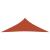 Pânză parasolar, cărămiziu, 3,5x3,5x4,9 m, HDPE, 160 g/m² GartenMobel Dekor