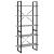 Bibliotecă 5 niveluri gri sonoma, 80x30x175 cm lemn prelucrat GartenMobel Dekor