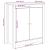 Servante, 2 buc., alb, 70x35x80 cm, lemn masiv de pin GartenMobel Dekor